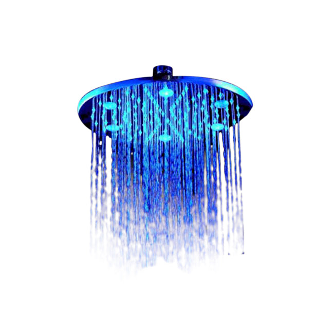 Big Rain Shower Head LED Shower Head Color Changing Round Shower Head
