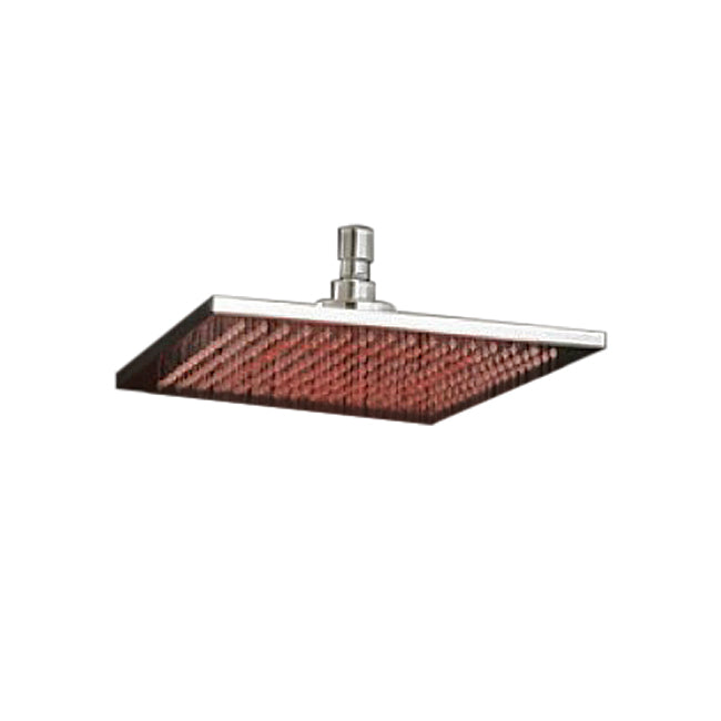 16 Inch Stainless Steel Square LED Rain Shower Head