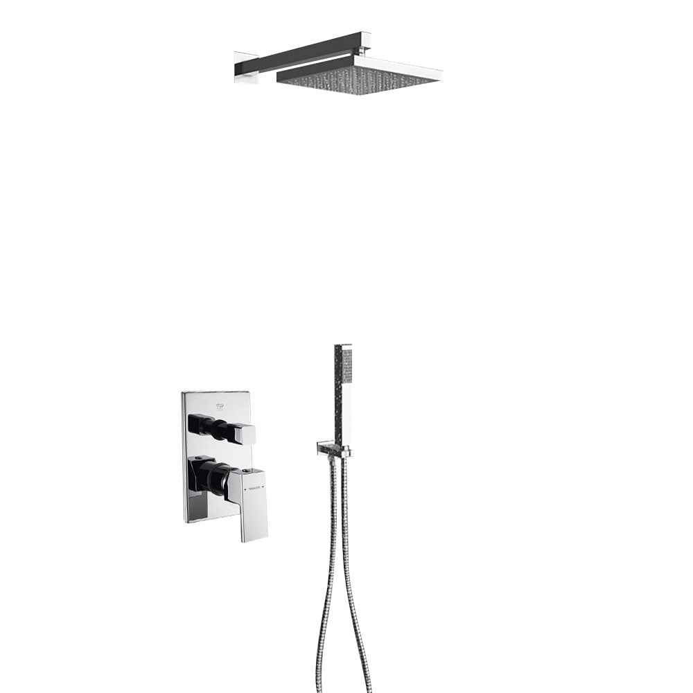 Bravat Chrome Shower Head Set