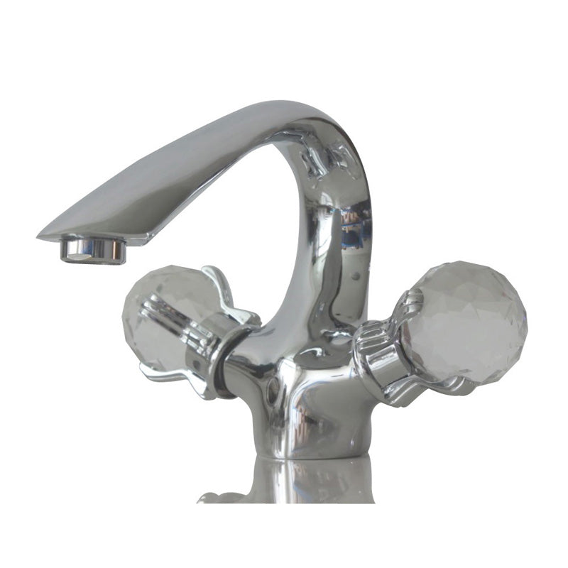 Chrome Crystal Handle Faucet
