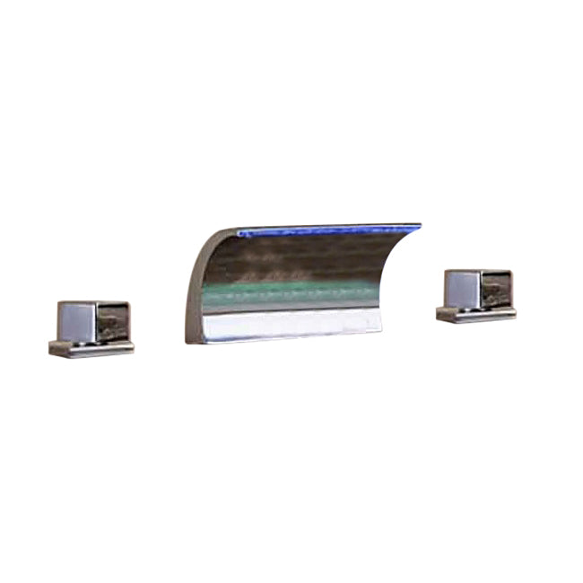 Chrome Finish Waterfall Bathroom Basin Sink Faucet