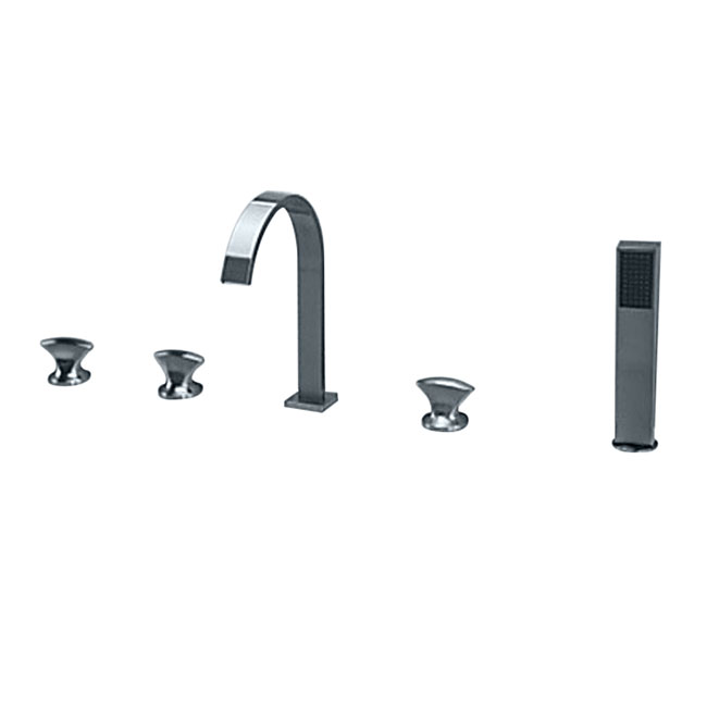 Bathtub Filler with Hand Held Shower