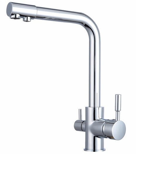 Dual Handle 360 Degree Rotation Purification Kitchen Sink Faucet
