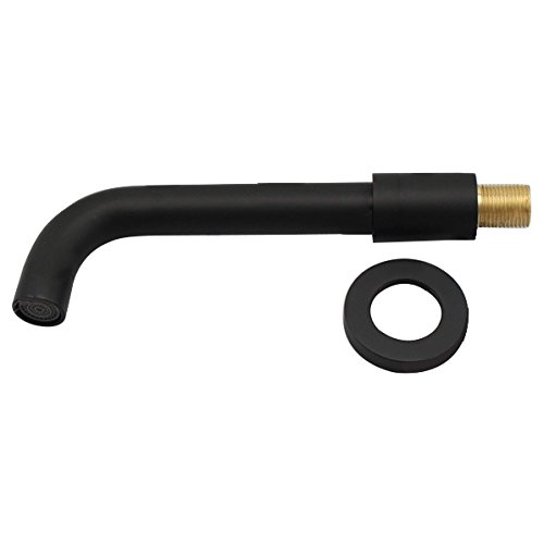 Elisa Solid Brass Modern Wall-Mount Bathroom Sink Faucet