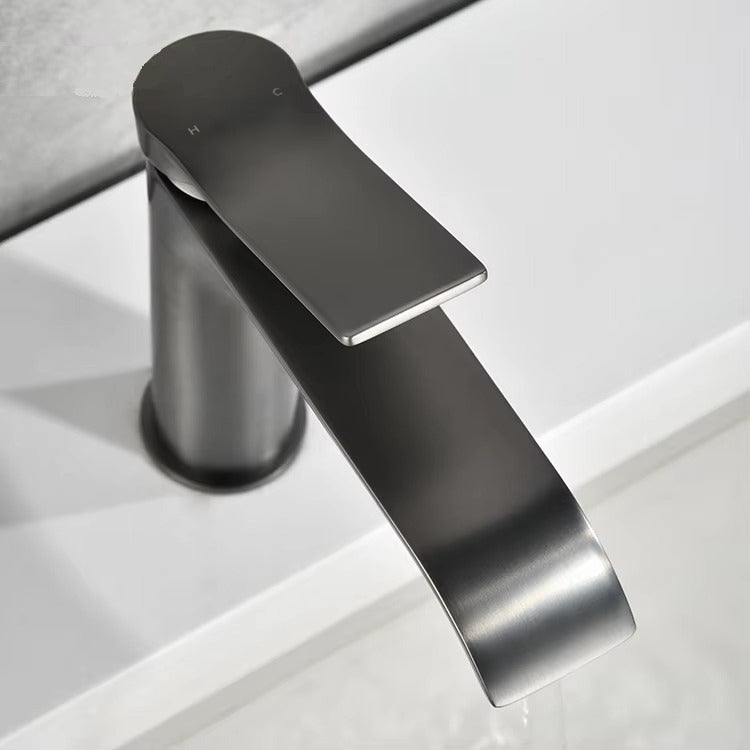 Juno Commercial Black Deck Mounted Single Handle Vessel Sink Faucet