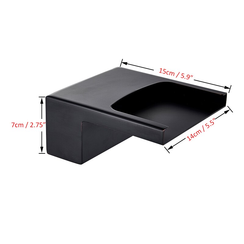 Juno LED Bathtub Faucet Chrome And Black Bronze Finish