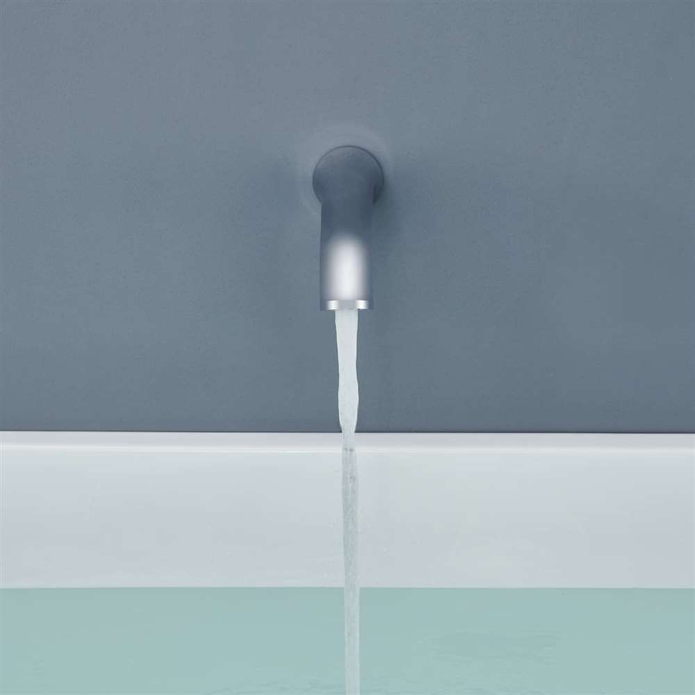 Juno Commercial Chrome Finish Wall Mounted Bathroom Sensor Faucet