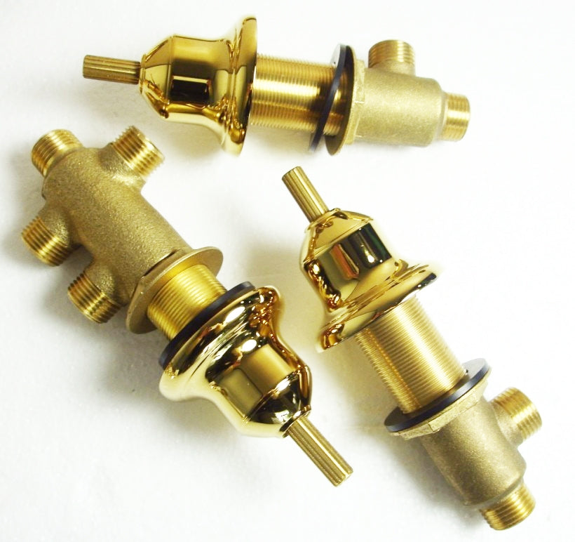 Juno Crystal Handle Swan Waterfall Gold Bathtub Faucet
