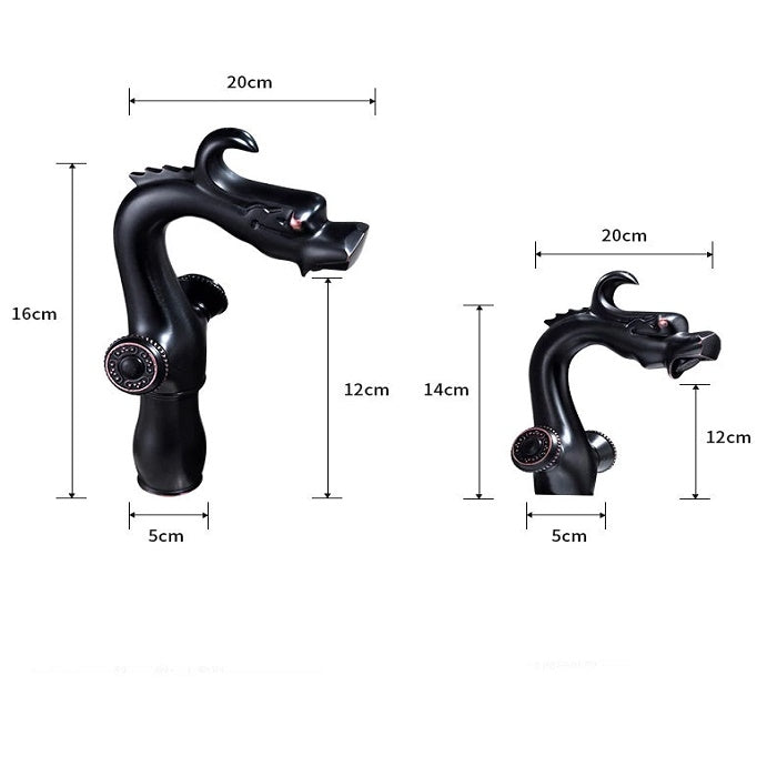 Juno Dragon Black Short and Long Neck Mount