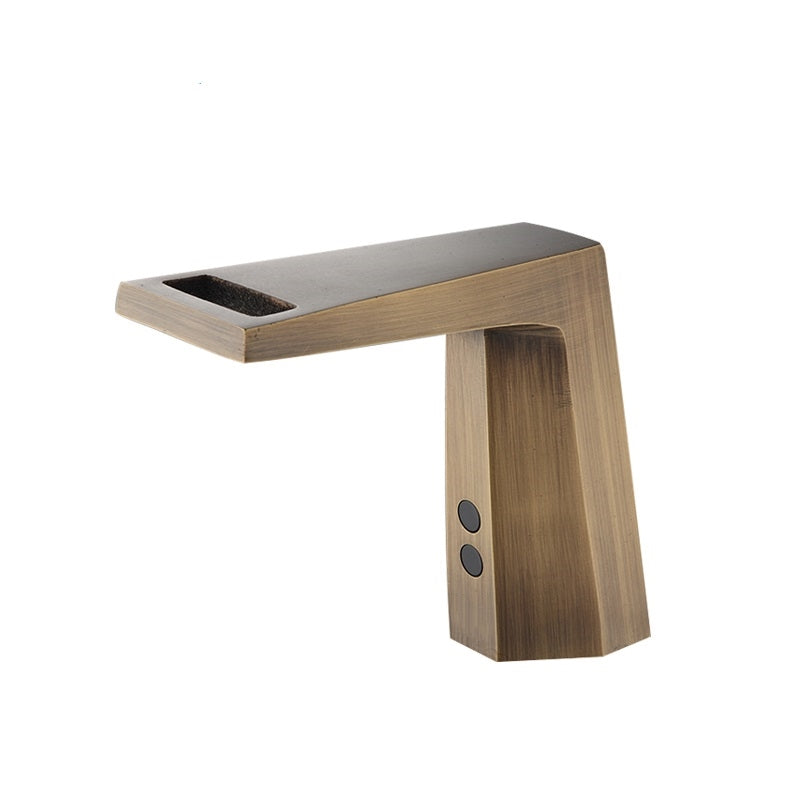 Antique Gold Finish Handsfree Commercial Sensor Faucet