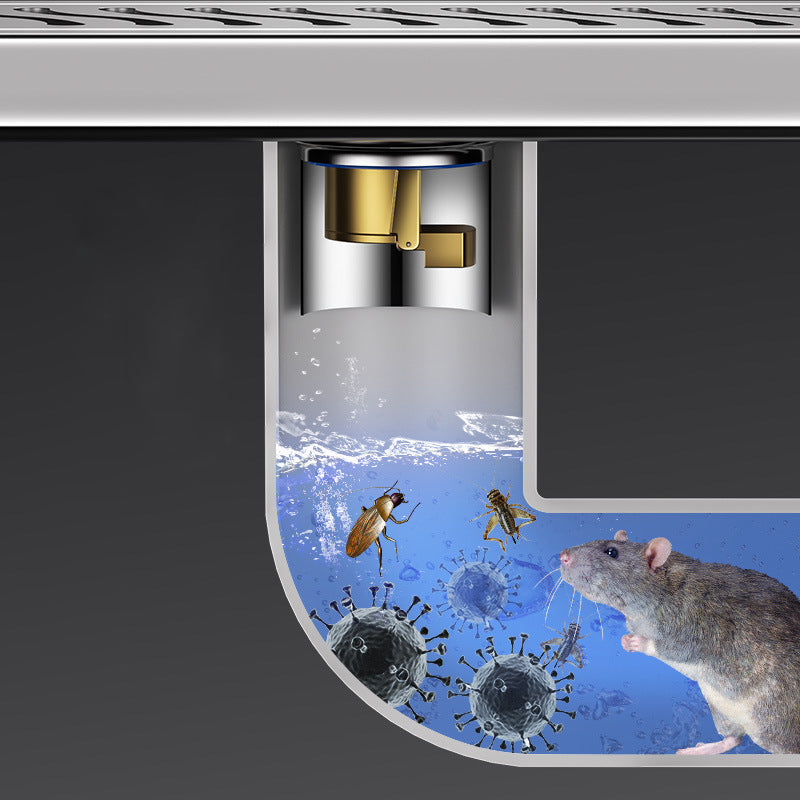 Juno "S" Design Linear Shower Drain Stainless Steel Channel Body