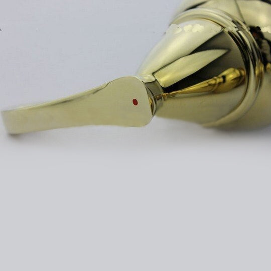 Juno Wall Mounted Bathroom Sink Gold Faucet