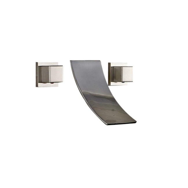 Kayla Widespread Bathtub Waterfall Faucet Brushed Nickel
