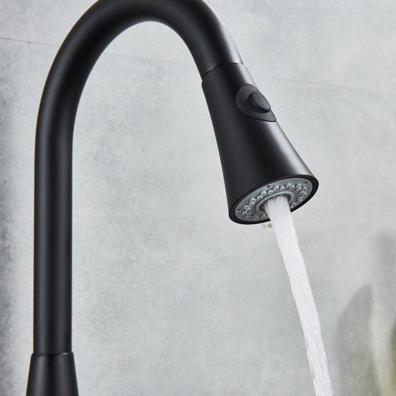 New Juno Black Pull Down Touch Kitchen Faucet