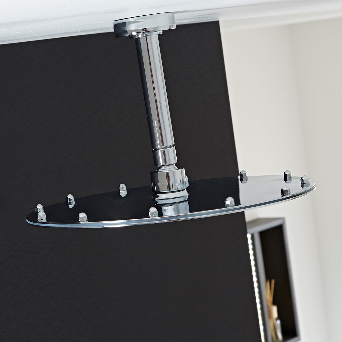 Nice Quest Chrome Thermostatic Shower System Set With Square Rain