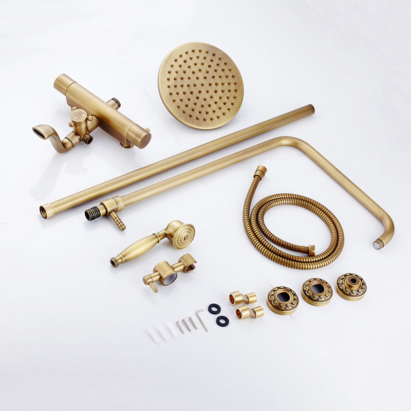 Juno European Wall Brass Hand Held Shower and Hose