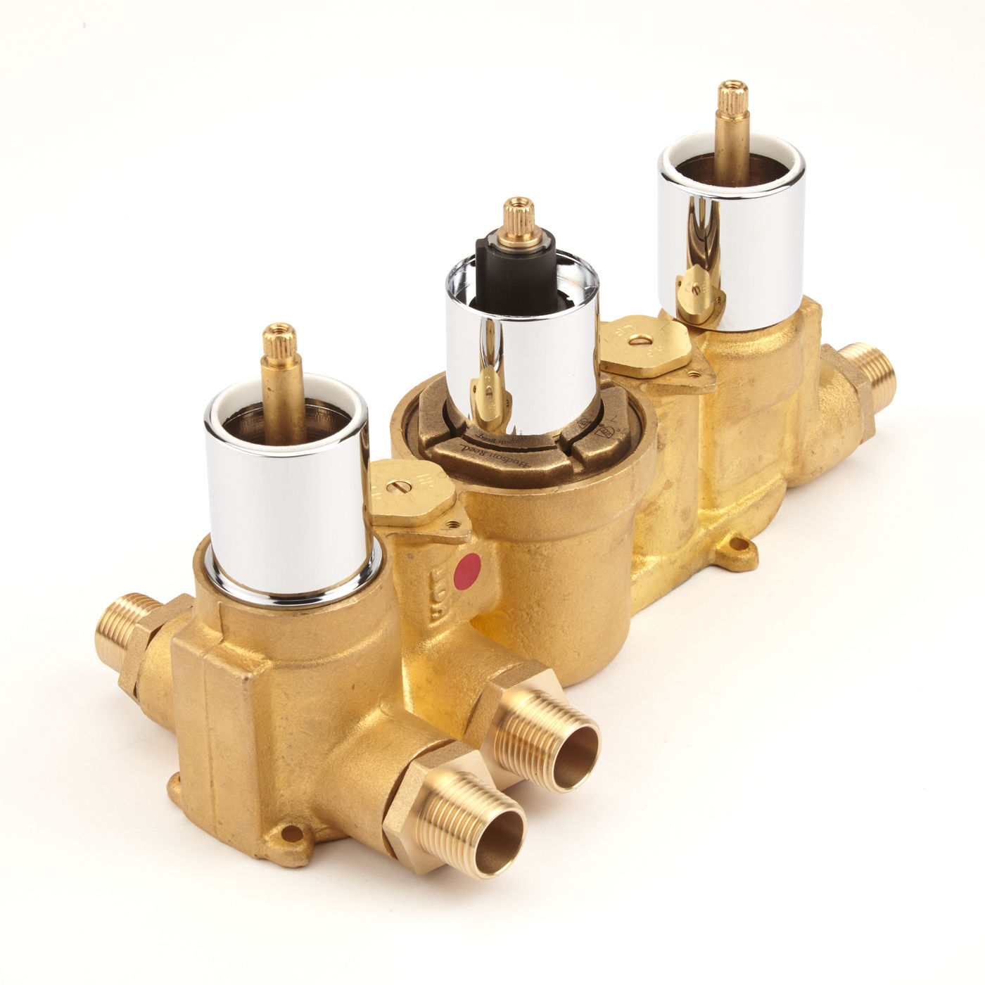 Nantes Thermostatic Chrome Finish Shower System With Large Rain Head Rail Kit