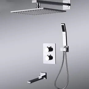 Chrome Rain Shower Head