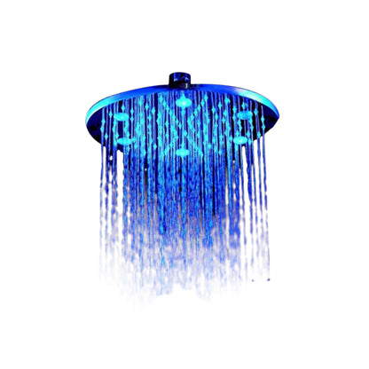 Big Rain Shower Head LED Shower Head Color Changing Round Shower Head
