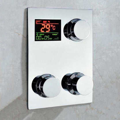 10" Thermostatic Digital Display shower system with hand shower System