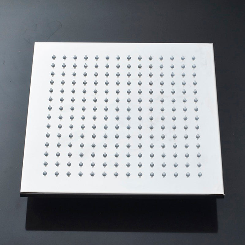 12 LED Shower Head - Brass Chrome square led shower head