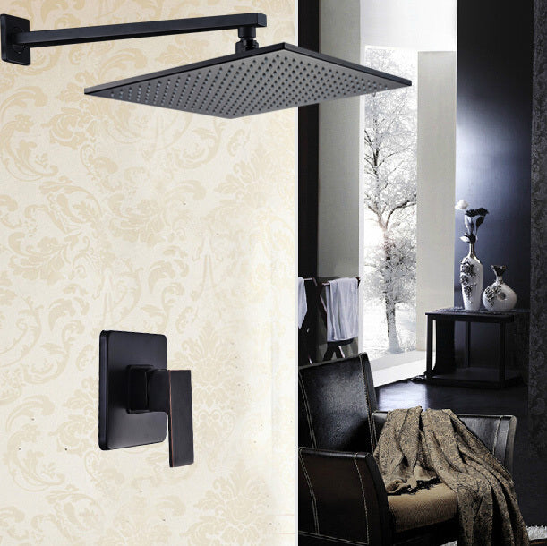 16" Square Showerhead Single Handle Oil Rubbed Bronze