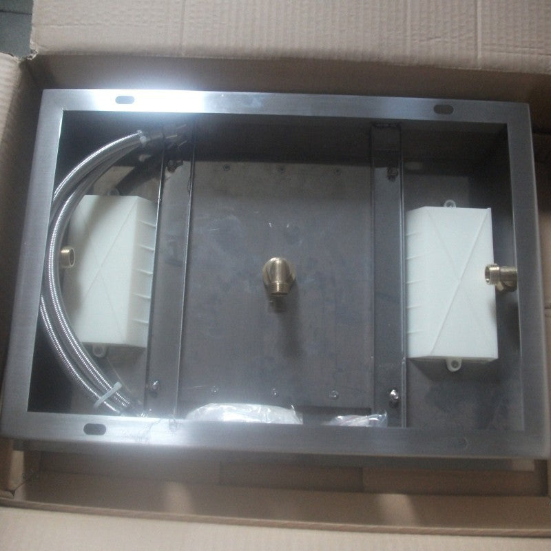 20X14" Watefall Rainfall Embeded Ceiling Mount LED Shower Head