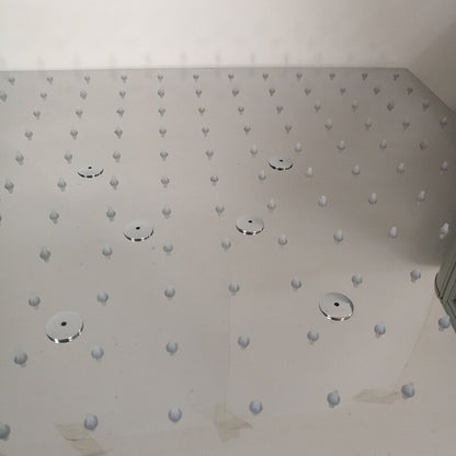 Juno 20 Inch Digital Display LED Ceiling Mounted Rain Shower Head With Body Spray