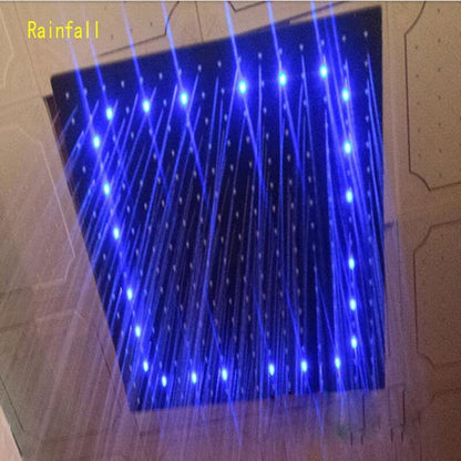 Juno 20 Inch Digital Display LED Ceiling Mounted Rain Shower Head With Body Spray