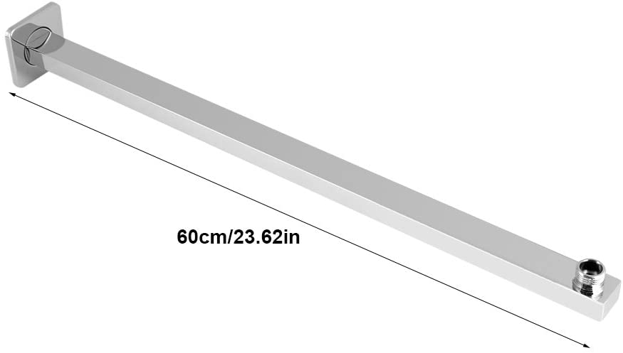 Juno 23.62 inches Square Stainless Steel Shower Head Extension