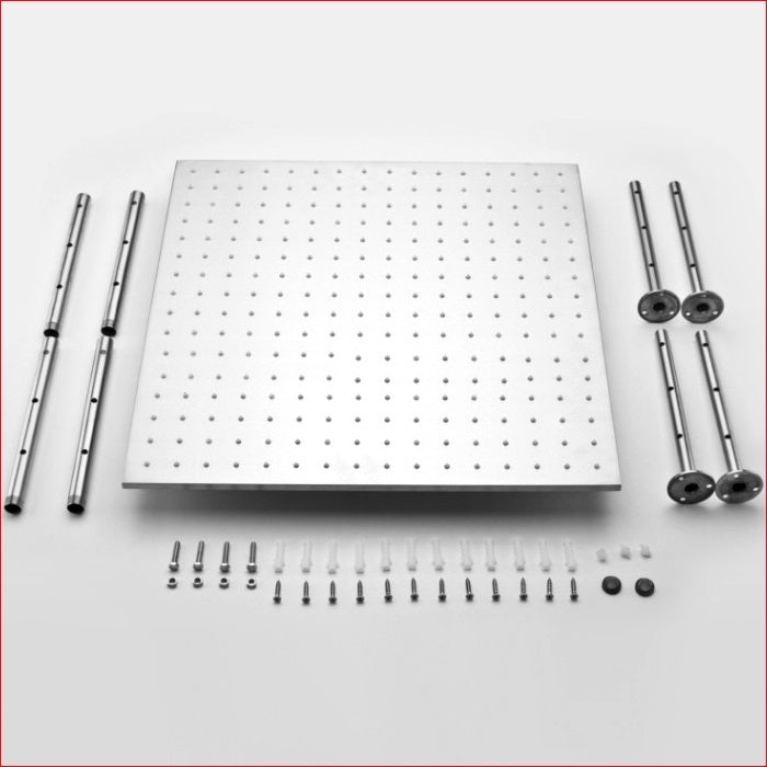 Juno 24" Ceiling Mount Square LED Shower Head