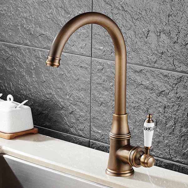 Copper bathroom & Kitchen sink faucet