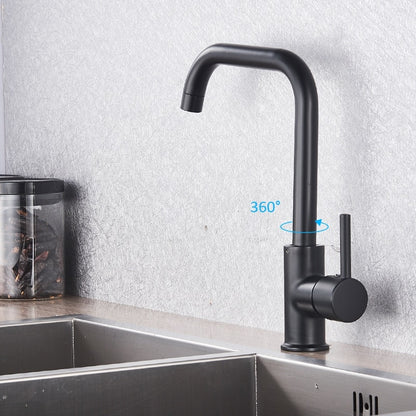Juno JSM2552 New 360 Rotating Single Handle Kitchen Sink Faucet