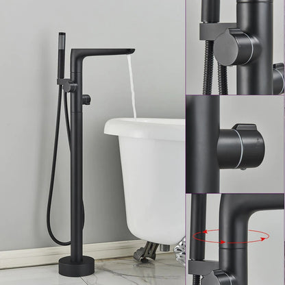 Black new matte bathroom bathtub faucet