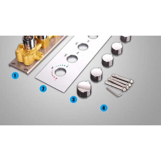 Palermo Shower Diverter Mixer Valve