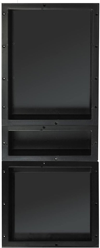 Juno New Black Wall Concealed 3 Racks Bathroom Shelf
