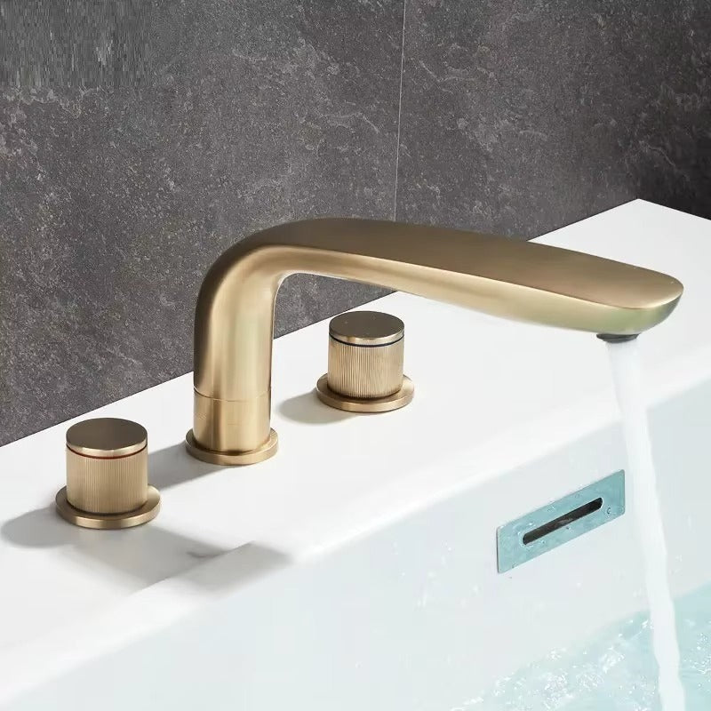 Juno new 3 pcs bathroom faucet deck mount