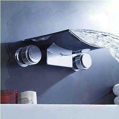 Nîmes 3Pcs Faucet Set Chrome Polished Bathroom Basin Mixer 