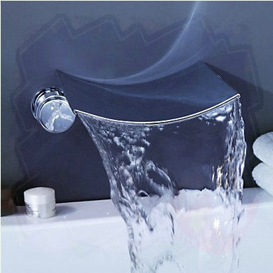 Nîmes 3Pcs Faucet Set Chrome Polished Bathroom Basin Mixer 