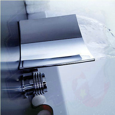 Nîmes 3Pcs Faucet Set Chrome Polished Bathroom Basin Mixer 