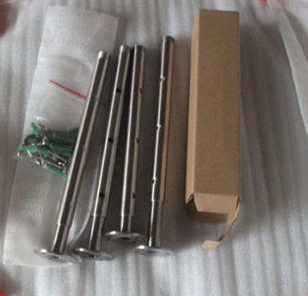 Juno 40" Stainless Steel Multicolor LED Ceiling Mount Large Rain Shower Head