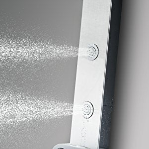 44" Stylish Shower Systen with Adjustable Massage Jets 9