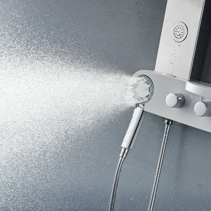 44" Stylish Shower Systen with Adjustable Massage Jets 2