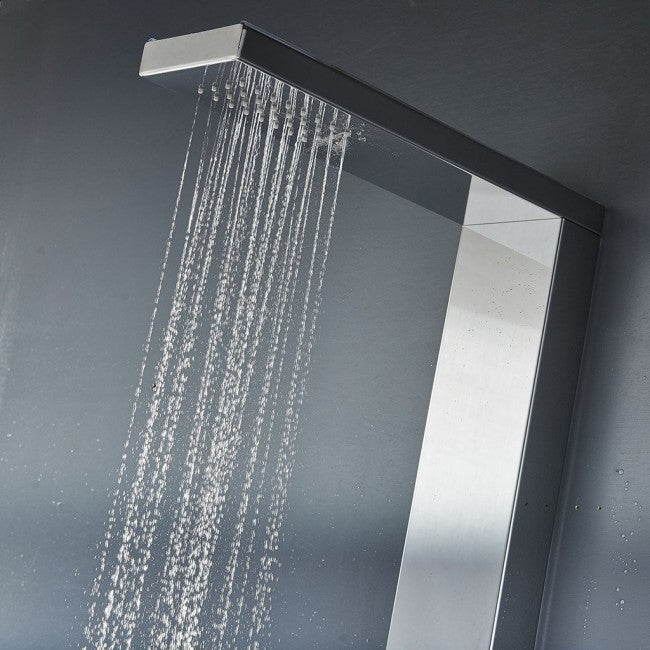 44" Stylish Shower Systen with Adjustable Massage Jets 4