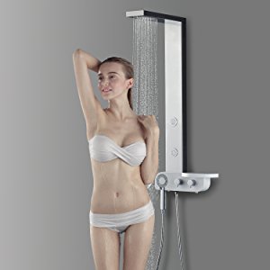 44" Stylish Shower Systen with Adjustable Massage Jets 7