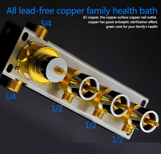 Allora Chrome Finish Rain Shower System with Handheld Shower Head