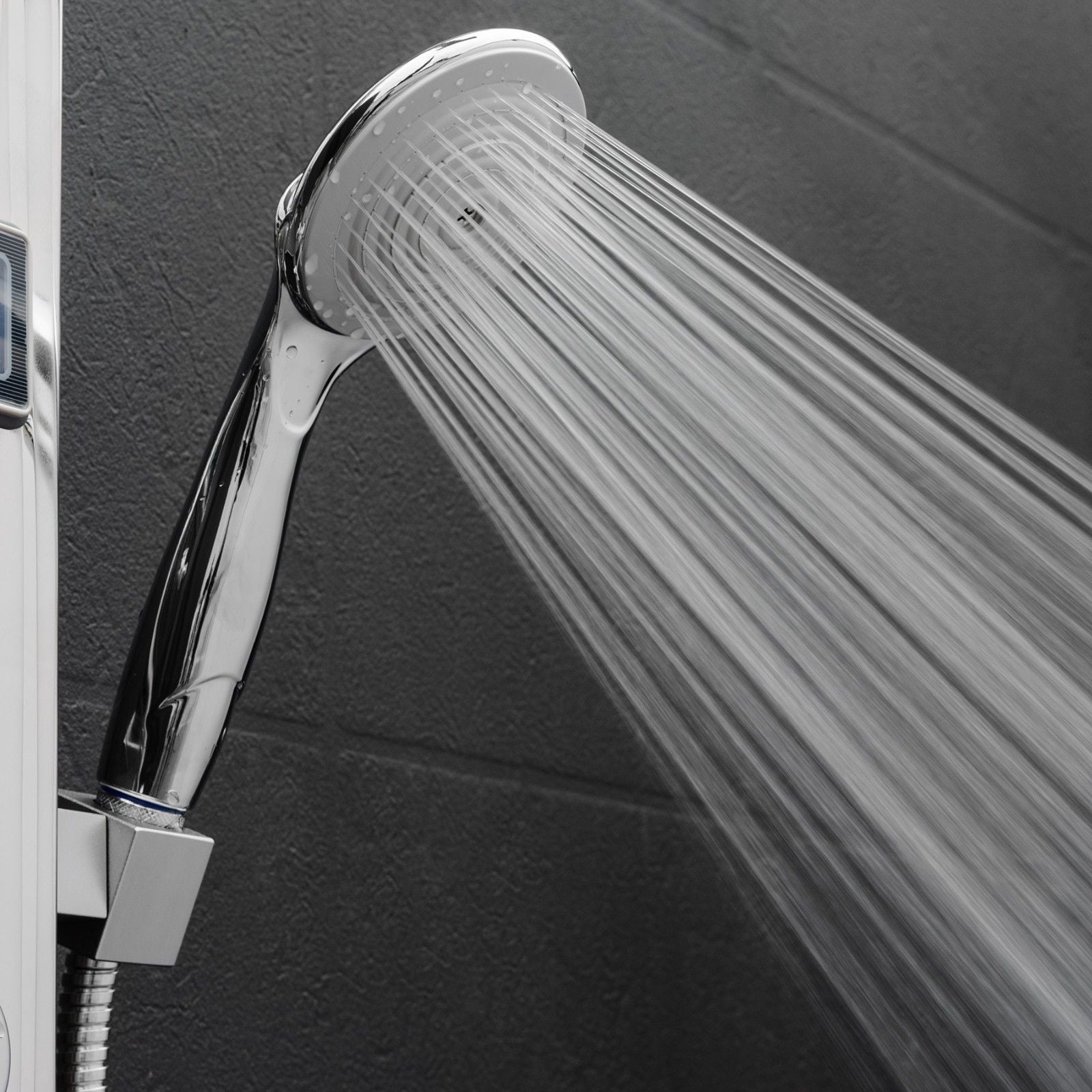 Hammer Stainless Steel Rainfall Shower Panel with Handheld Shower Head