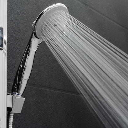 Hammer Stainless Steel Rainfall Shower Panel with Handheld Shower Head
