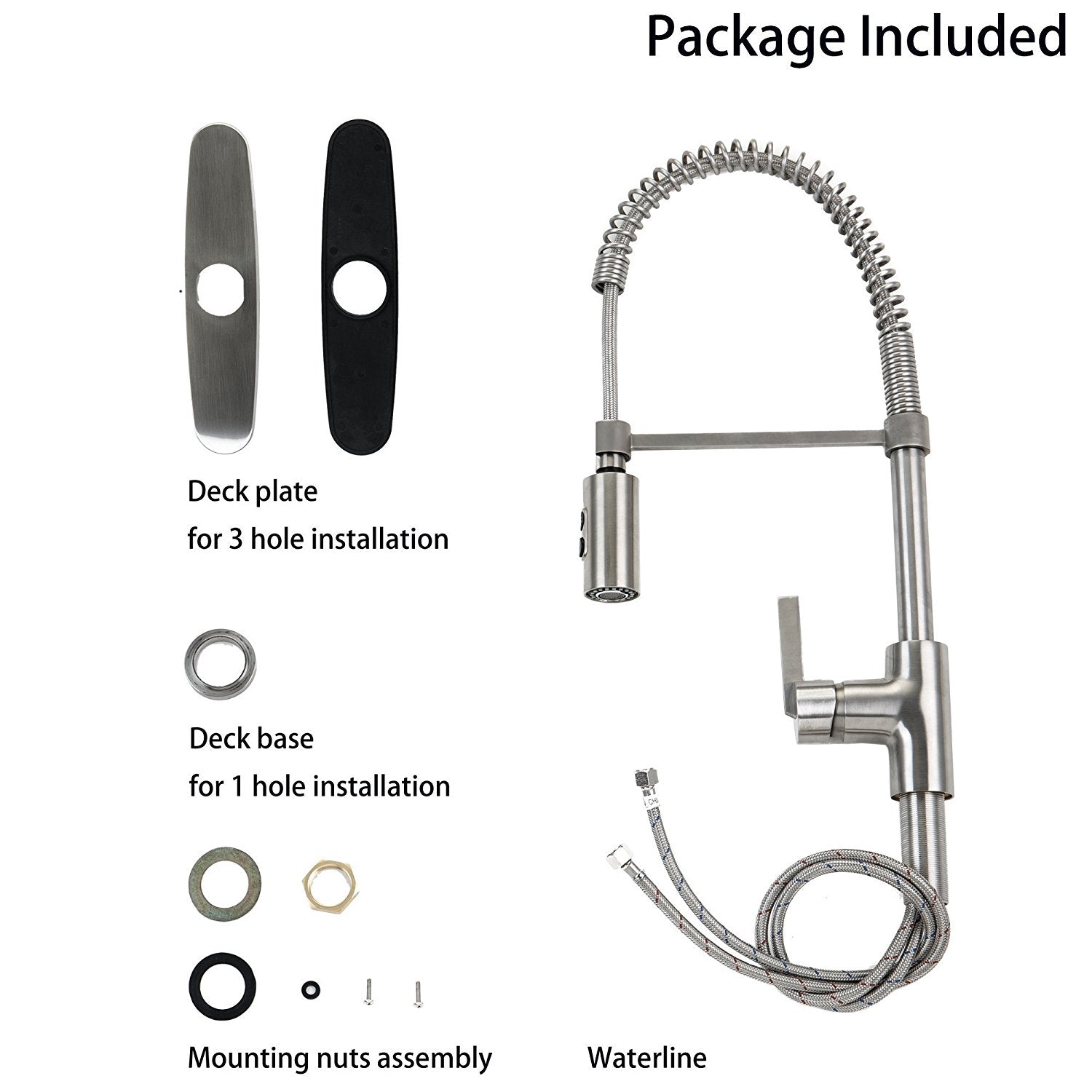 Chieti Kitchen Faucet With Pull-Down Sprayer