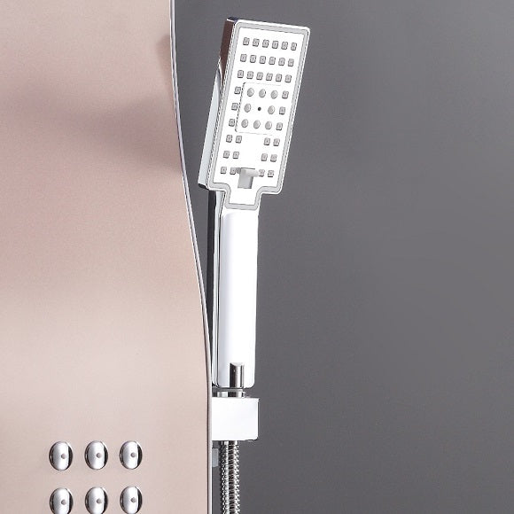 5 Function LED Shower Panel Waterfall Rainfall Shower Head Massage Jets with Hand Shower